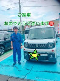 スペーシアギアごの納車致しました！！